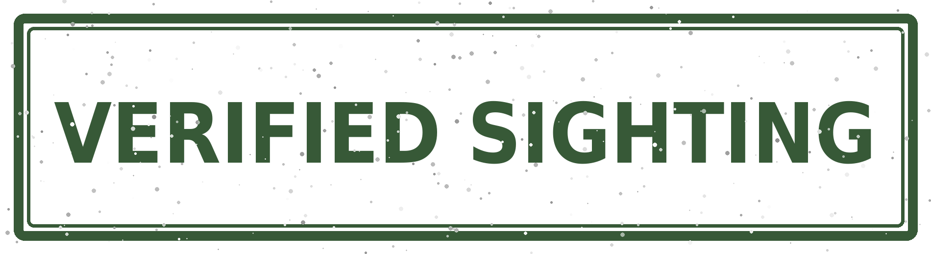 Verified sighting